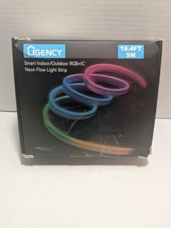 Ligency Smart RGB+IC Neon Flow Light Strip 16.4ft