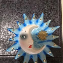 SUN & MOON CLAY WALL ART 