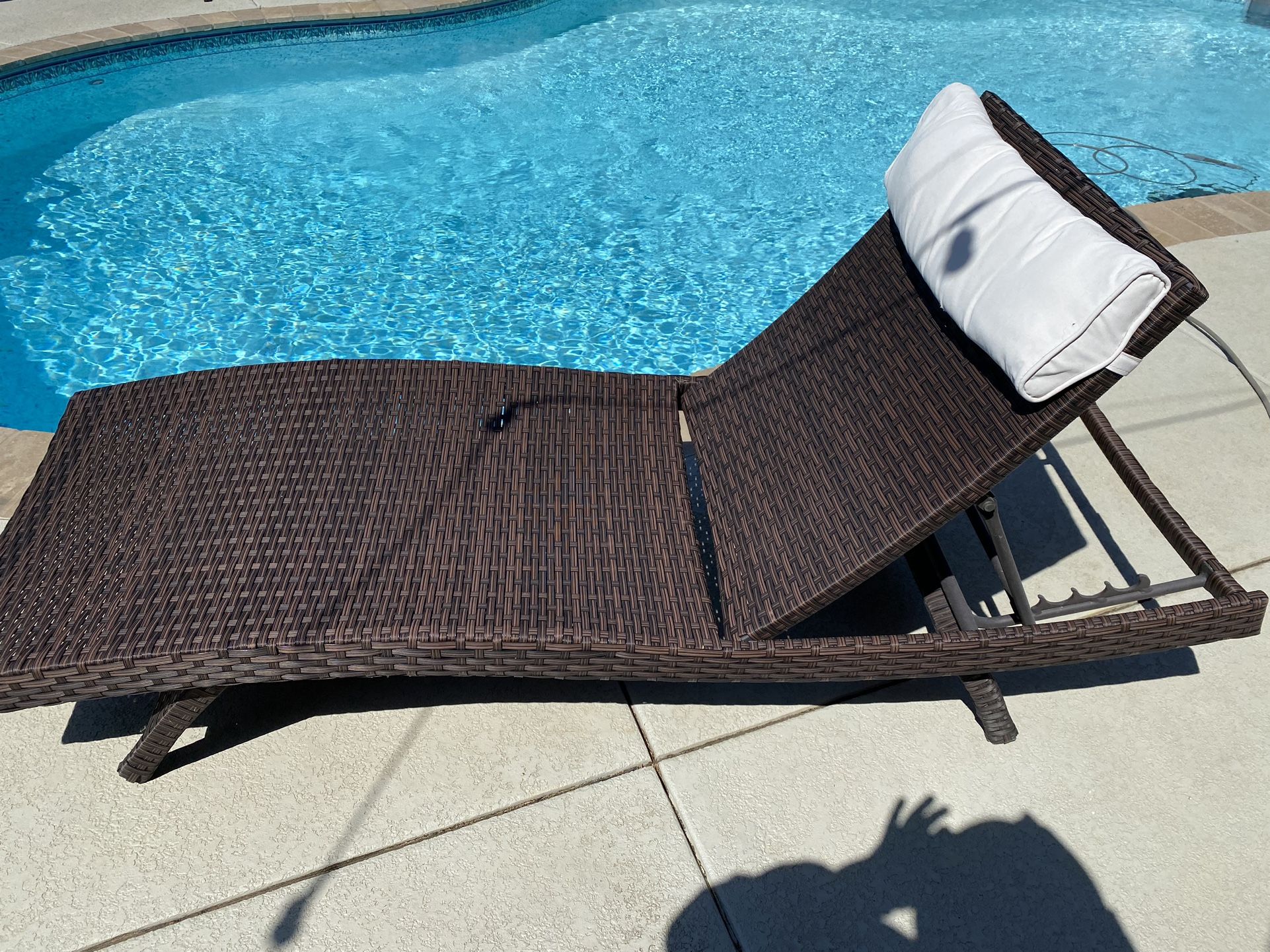 2 Chaise Lounges  Patio Chairs - Sold As A Pair Only