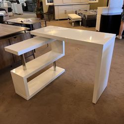 💥NEW💥 White lacquer Desk w/Shelves 🔥BIG SALE🔥Everything is 50%OFF🔥