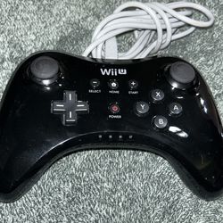 OEM Nintendo Wii U Pro Controller Black Original TESTED & In Excellent Condition