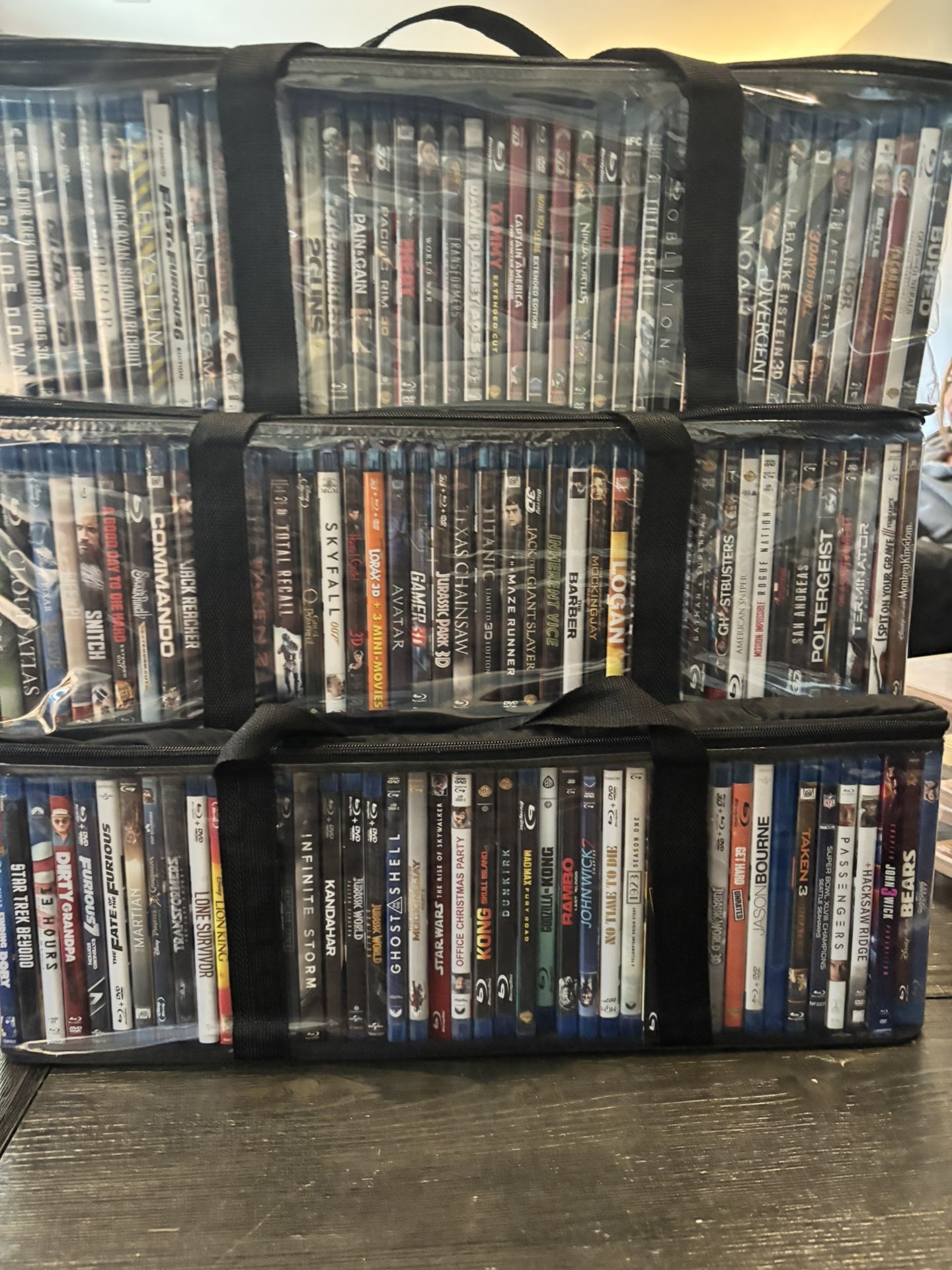 135 Blue Ray DVDs