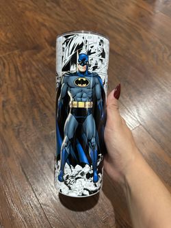 Custom 20oz Batman Comic Print Stainless Steel Tumbler