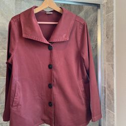 Rust-coloured Ladies Jacket. Size M, Made In USA.