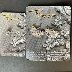 Sterling silver Filigree earrings 