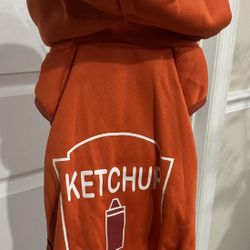 NEW Size Medium Dog Ketchup Costume just $5 xox