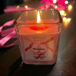 Custom Breast Cancer Awareness Candle 