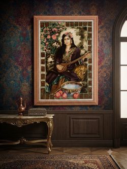 Wall Decor Framed Persian Rug