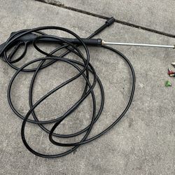 Pressure Washer Wand, Hose, and Nozzles