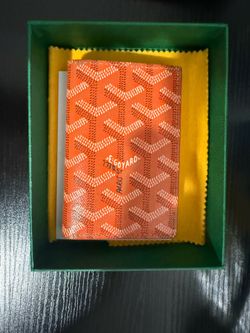 Goyard Saint Pierre Card Wallet Orange