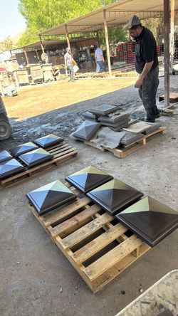 wall caps for post or retaining walls