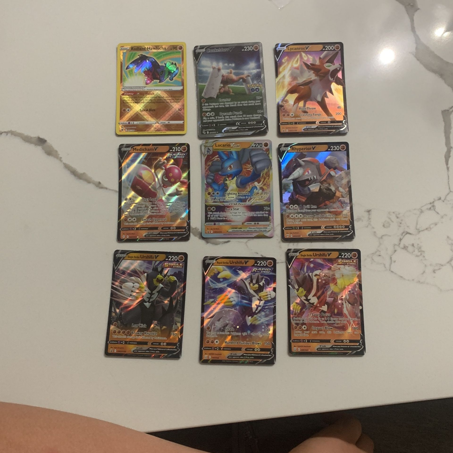 Fighting Type Pokemon Rare Cards