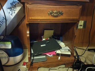 Wood tv stand