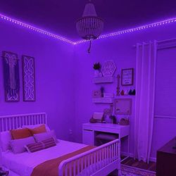 65.5ft LED Strip Lights - Changing Colors with Remote 