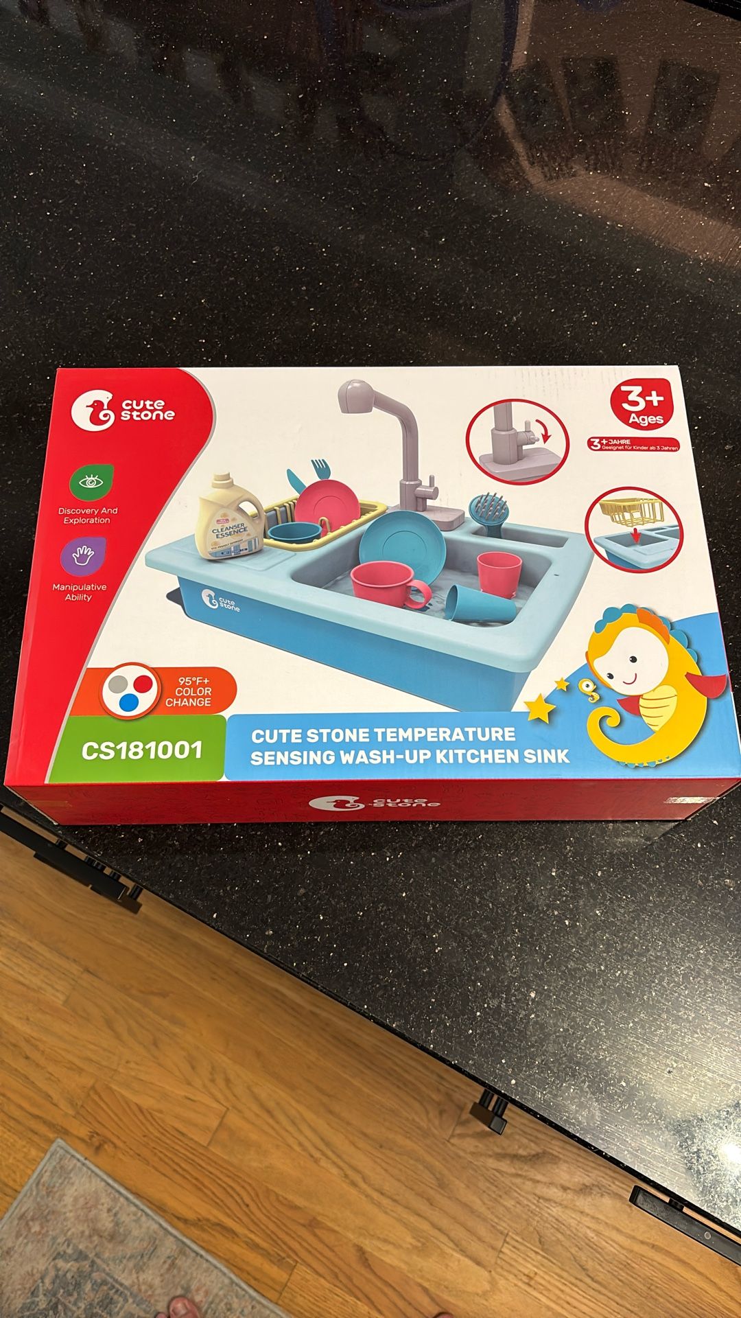 UNOPENED- Cute Stone Temperature Sensing Wash Up Kitchen Sink