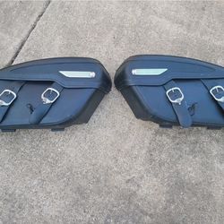 Harley Davidson Leather Saddlebags