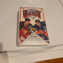1991 92 Upper Deck Hockey Box Sealed Gretzky On Back Of Box