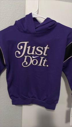 Nike just do it  purple hoodie  4