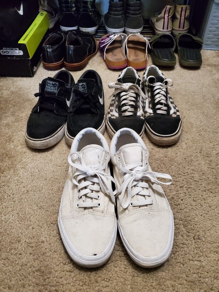 Shoes- nike, puma, & vans