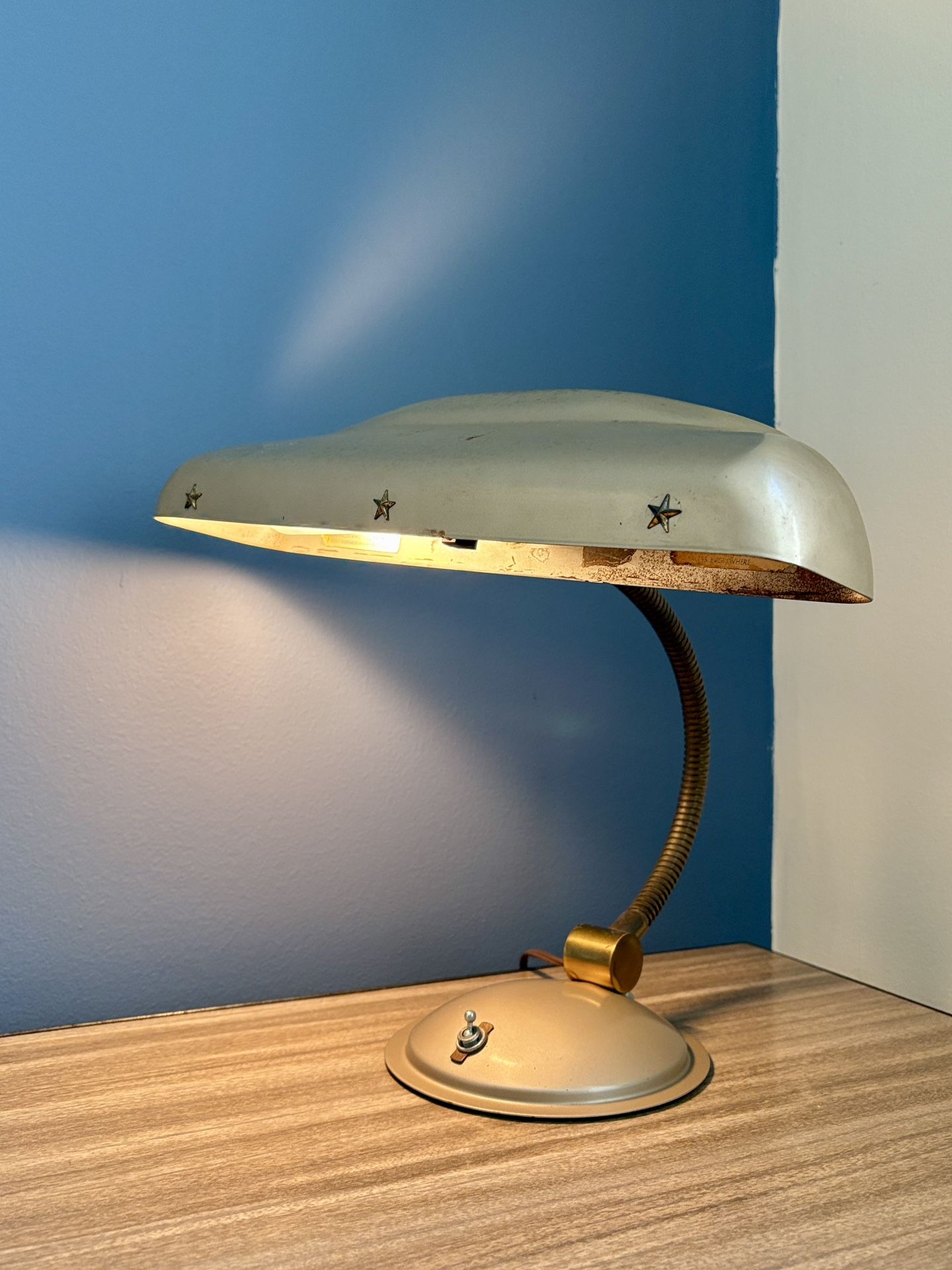 Vintage Gooseneck Desk Lamp