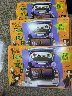 Halloween Hocus Pocus trunk or treat new inbox