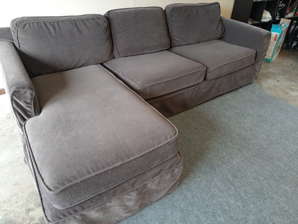 Great Crate & Barrell sectional couch