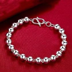 omen’s smooth bead bracelet Valentine‘s Day gift