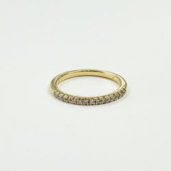 14K Yellow Gold Diamond Ring