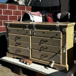Dresser with mirror + Nightstand