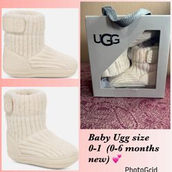 Ugg Baby Boots Size 0-1 (same As 0-6 Months) Super Cute $30 Firm Cash Or Zelle Only