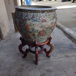 Large vintage Chinese planter