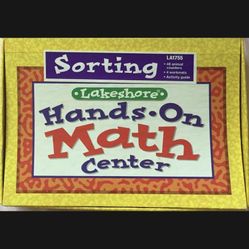 Lakeshore SORTING Hands on Math Center --home & remote schooling