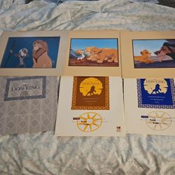 Disney's Lion King 1994/95- 3 Lion King Lithographs