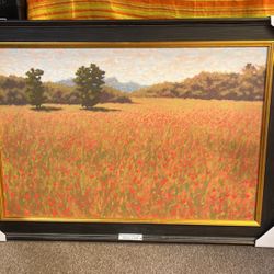 Poppy Fields Painting By Gordon Haas