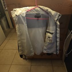Blue/yellow/oof White  Jacket. ( Sculpture)