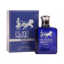 player Midnight blue For men Colognes 3.4oz Long lasting