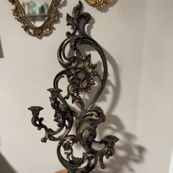 Large 35.5”  Vintage Wall Sconce - 5 Candle | Mid Century Modern | Victorian | Gothic | Vintage Wall Sconce