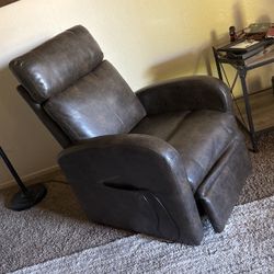 New  Leather Easy Lift Recliner With Remote 