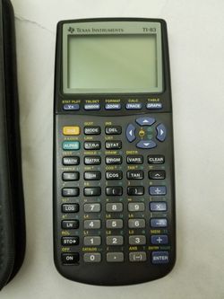 TI-83 Graphing calculator
