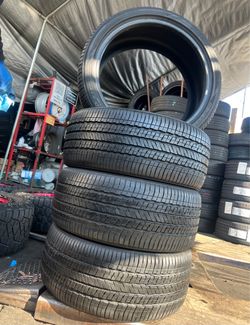 4 YOKOHAMA 225/40/18 Installation Includes