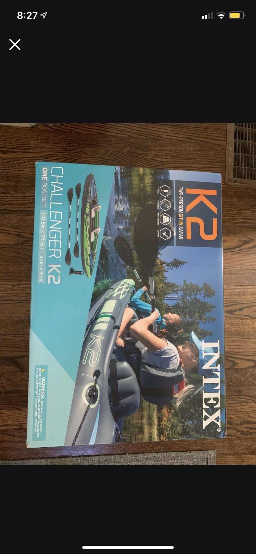 Intex Challenger K2 Two-Person Kayak