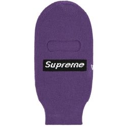 Supreme New Era Box Logo Balaclava Purple