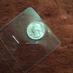 Unc 1964 Silver Quarter