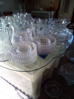Crystal Clear Candlewick Dishes