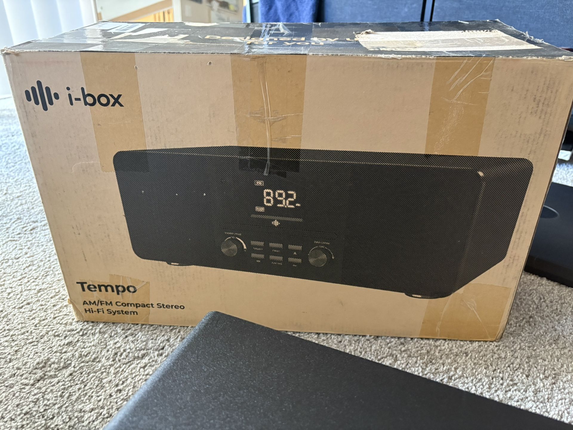 I-box Tempo AM/FM Compact Stereo Hi-Fi System