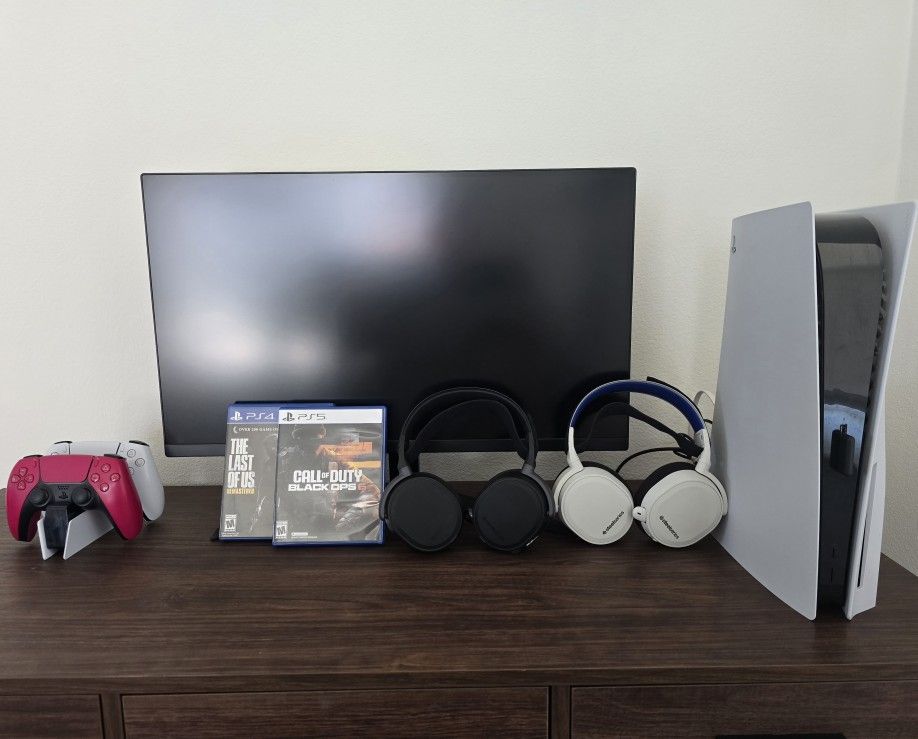 PS5 Super Bundle - Whole Setup Including Monitor