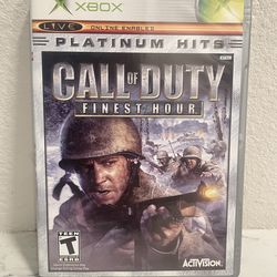 Call of Duty Finest Hour - Microsoft Xbox - CIB