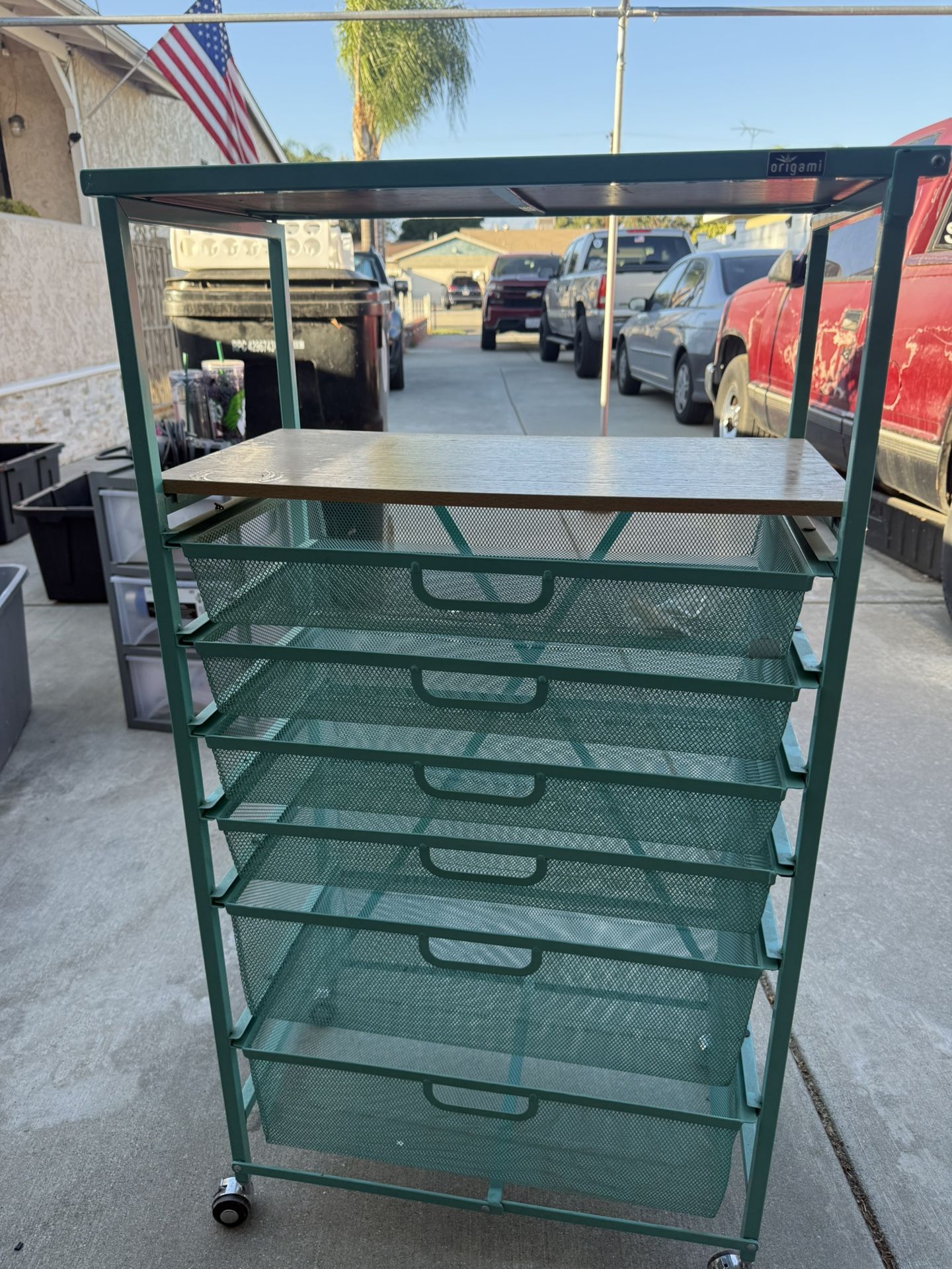5 Drawer Metal Organizer