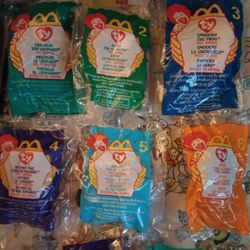 Vintage 1(contact info removed) McDonald's Beanie Babies Sealed