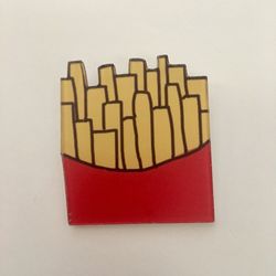 Fries acrylic pin